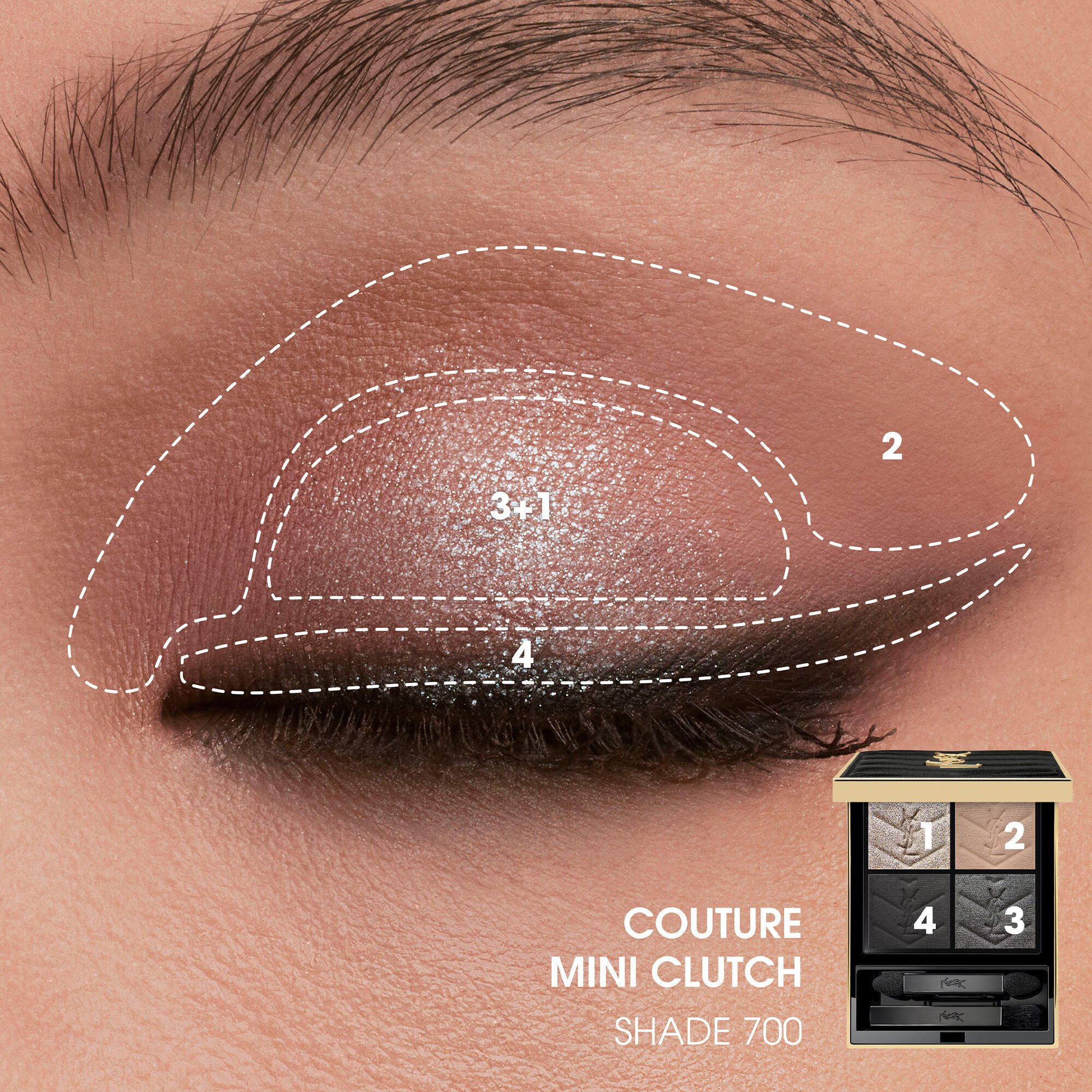 Couture Mini Clutch Eyeshadow Palette - Yves Saint Laurent
